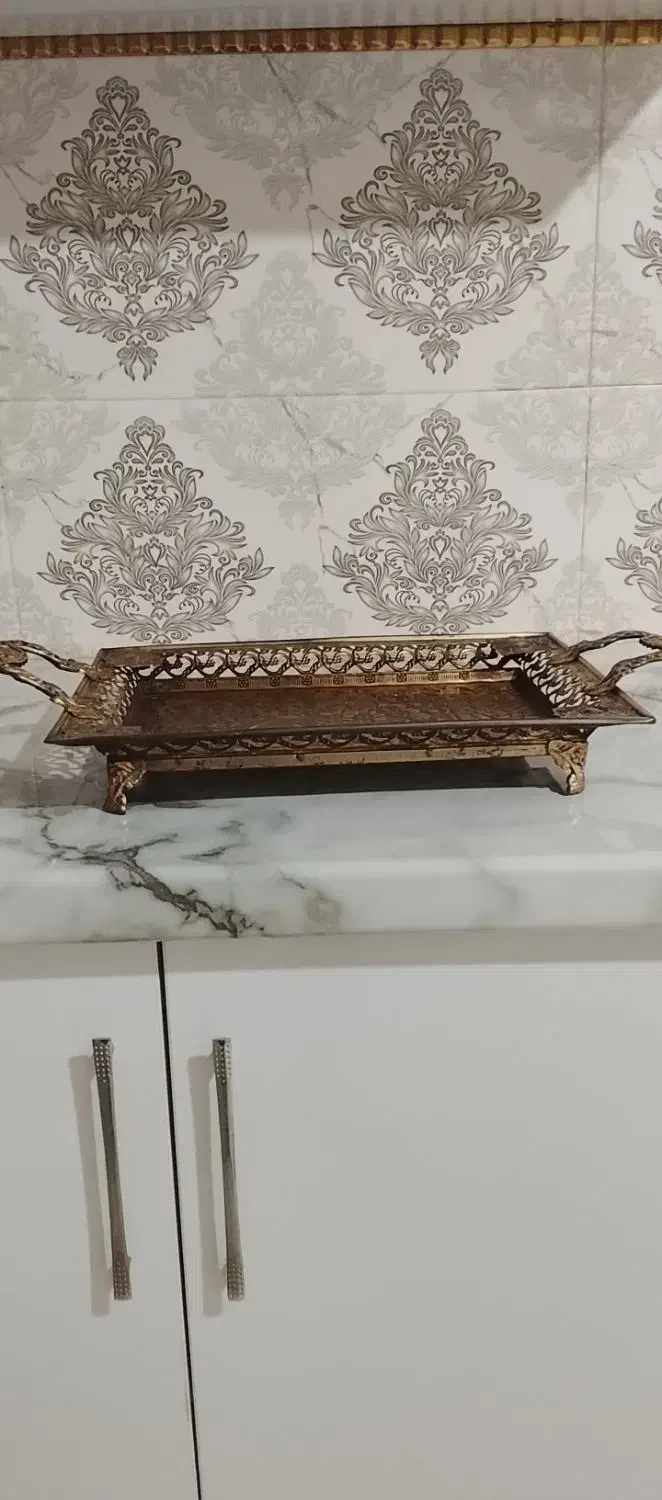 سینی چایی بسیار زیبا|ظروف سرو و پذیرایی|اسدآباد, |دیوار