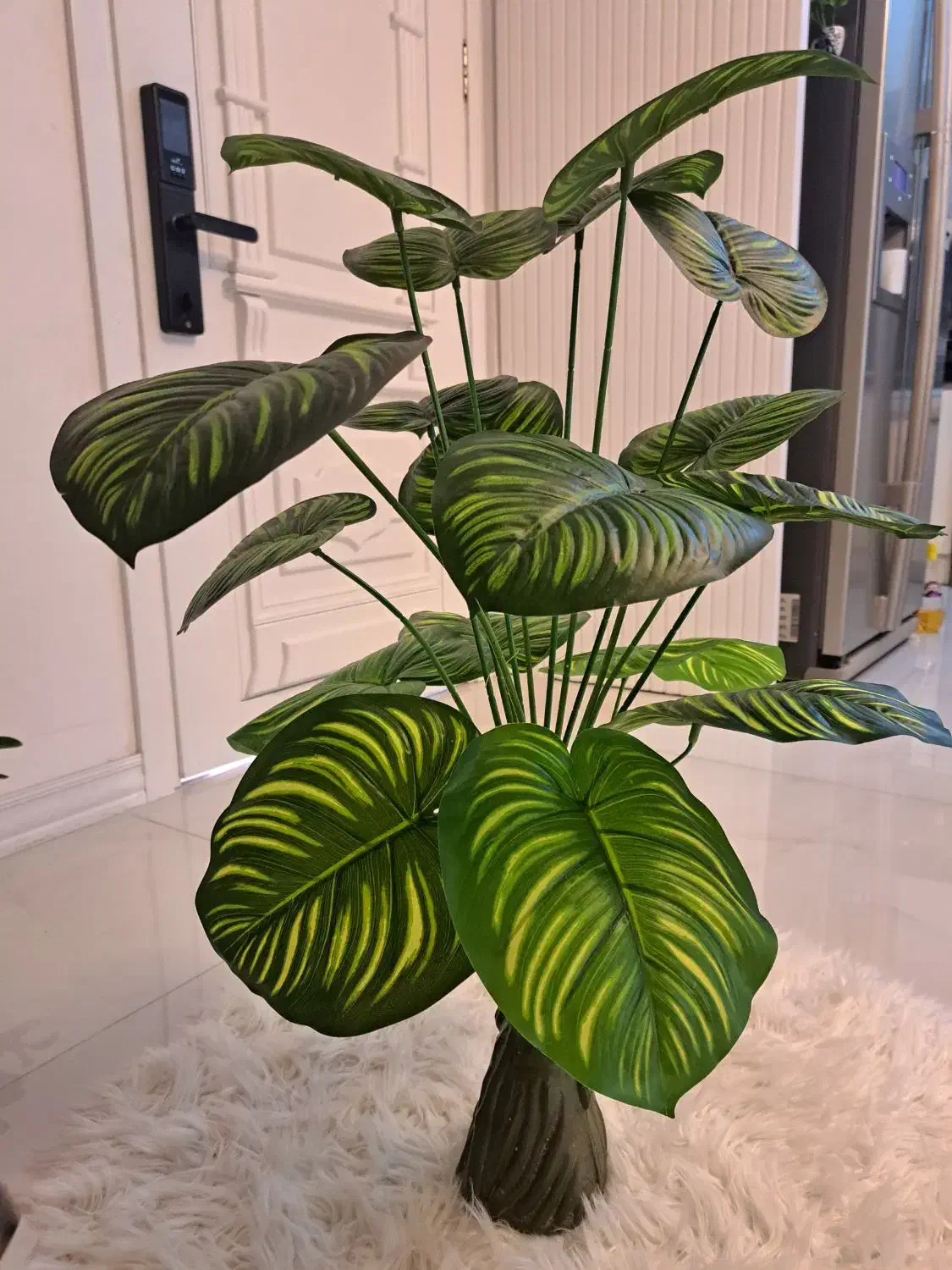 درختچه|گل مصنوعی|کیش, |دیوار