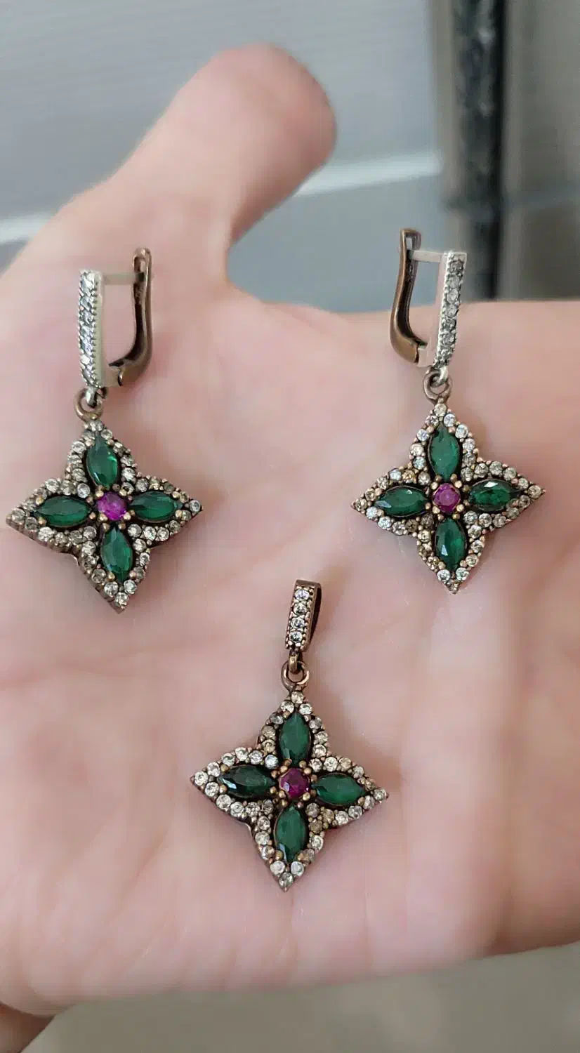 دو مدل نیم ست نقره ترک|جواهرات|تهران, صادقیه|دیوار