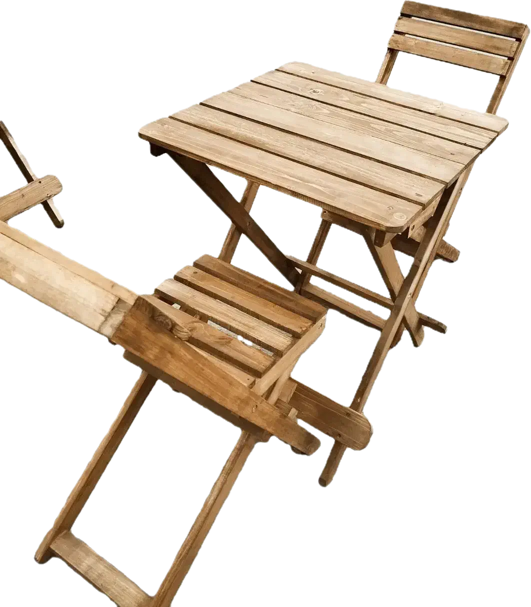 میز‌و صندلی چوبی تاشو|کافی‌شاپ و رستوران|بجنورد, |دیوار