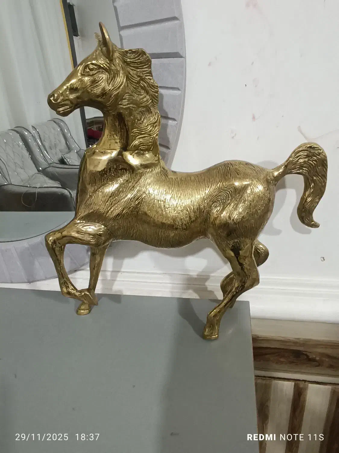 اسب برنز|مجسمه، تندیس، ماکت|خرم‌آباد, |دیوار