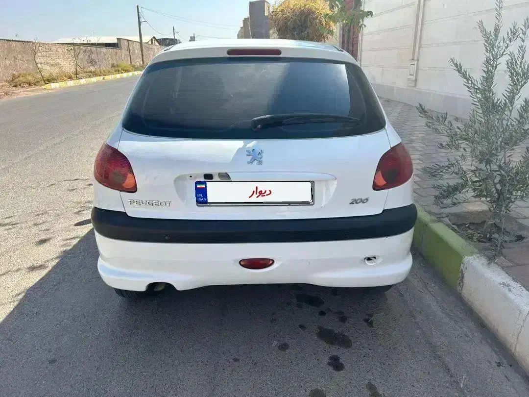 ۲۰۶تیپ۲مدل۹۶|خودرو سواری و وانت|رفسنجان, |دیوار