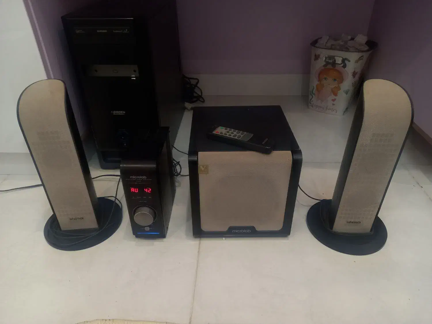 اسپیکر  کامپیوتر میکرولب|سیستم صوتی خانگی|اسلام‌شهر, شهرک قائمیه|دیوار