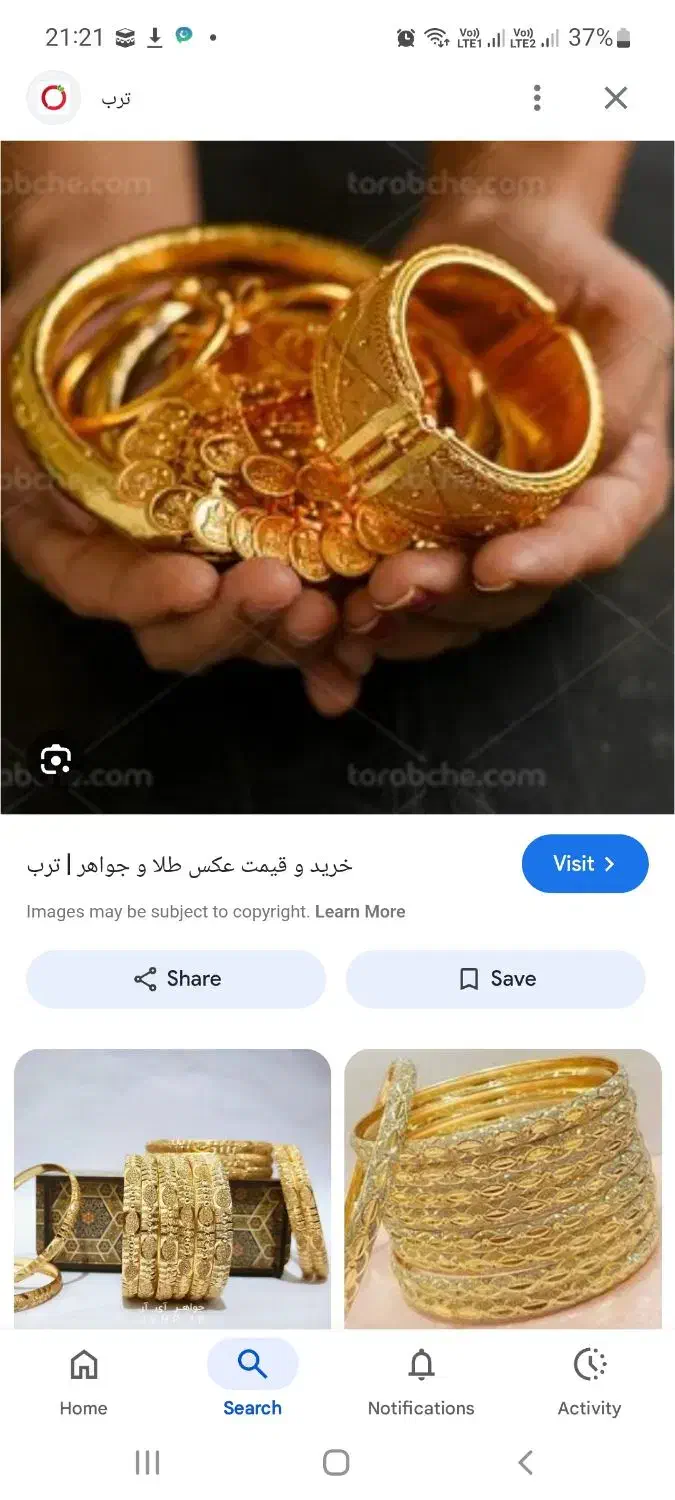 قطعه گوشواره پیدا شده|اشیا|اراک, |دیوار