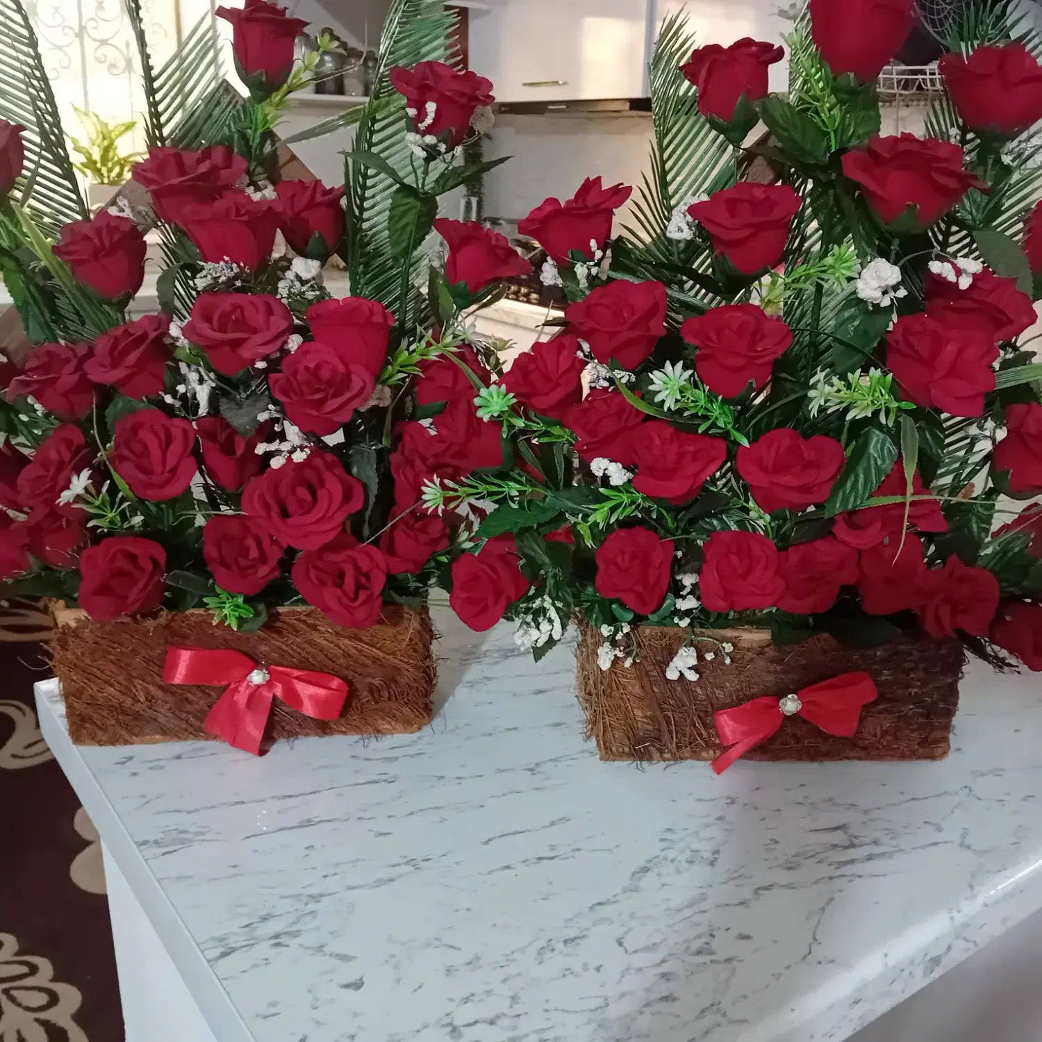 سبد گلدر حد نو|گل مصنوعی|لنگرود, |دیوار