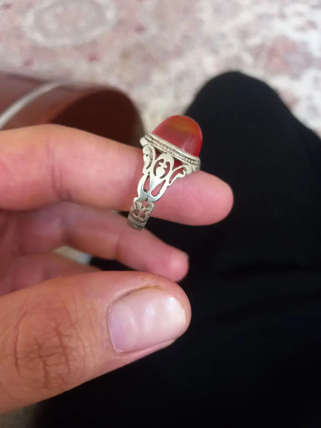 انگشتر نقره|بدلیجات|سنقر, |دیوار