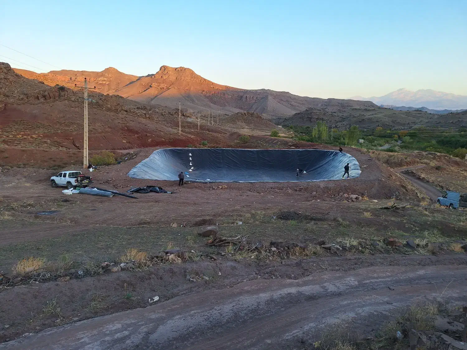 فروش و نصب ورق ژئوممبرین استخرهای کشاورزی|خدمات پیشه و مهارت|مشگین شهر, |دیوار