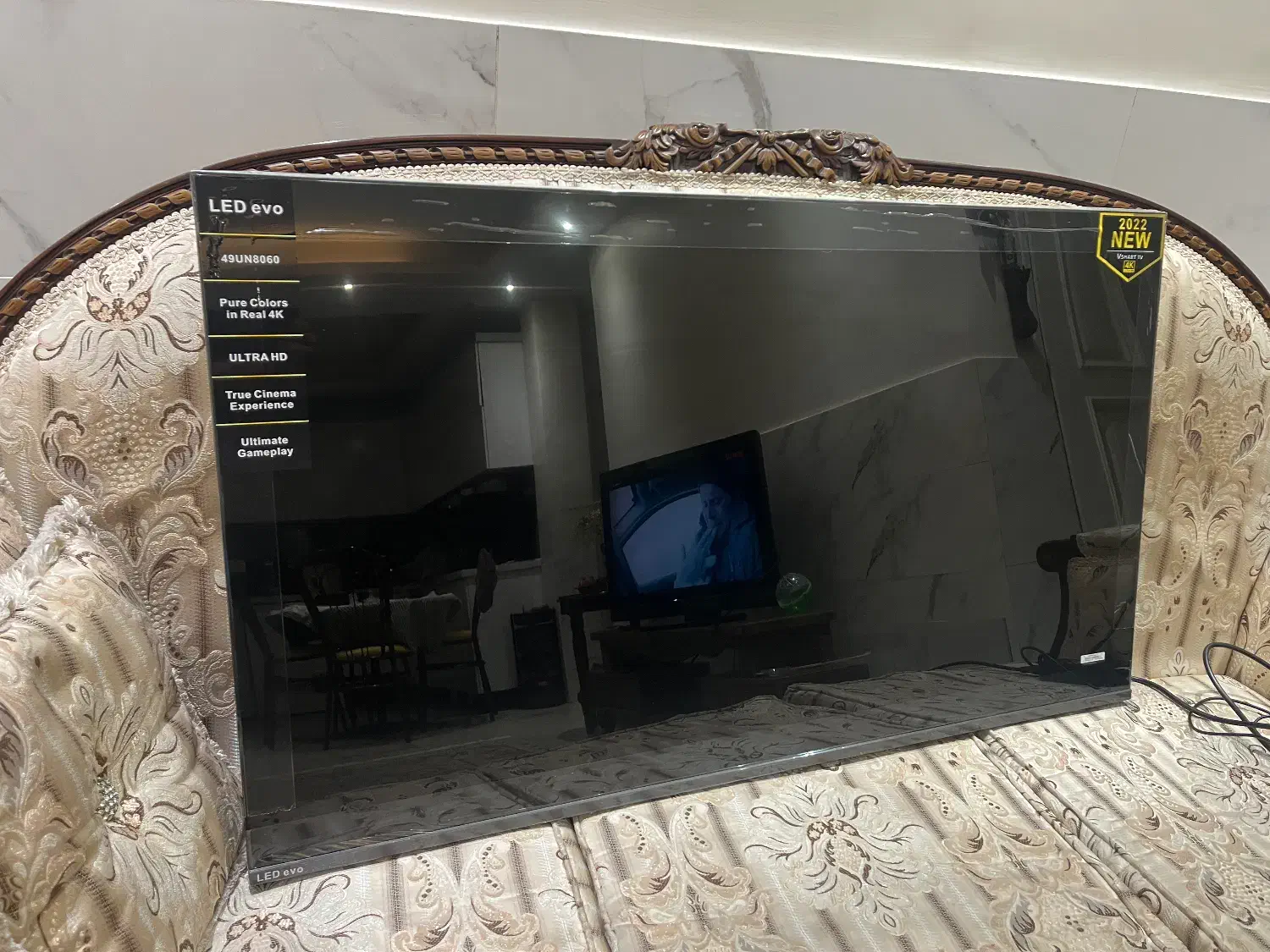 تلویزیون ۵۵ اینچ|تلویزیون و پروژکتور|تبریز, |دیوار