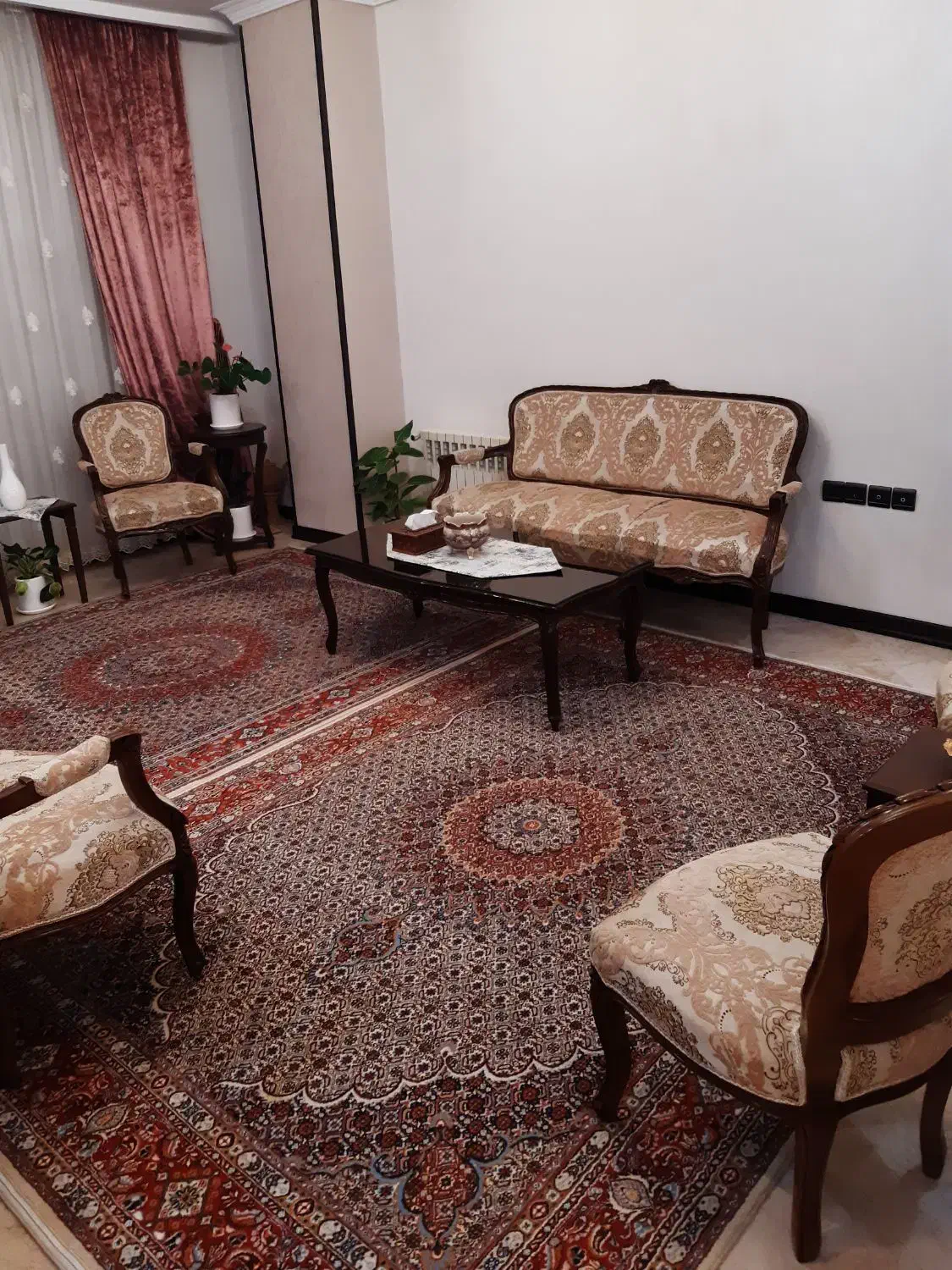 مبلمان استیل آلمانی چوب گردو|مبلمان خانگی و میز عسلی|تهران, صادقیه|دیوار