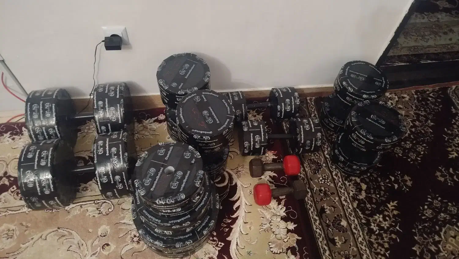 دمبل و وزنه ی بتنی|تجهیزات ورزشی|تبریز, |دیوار