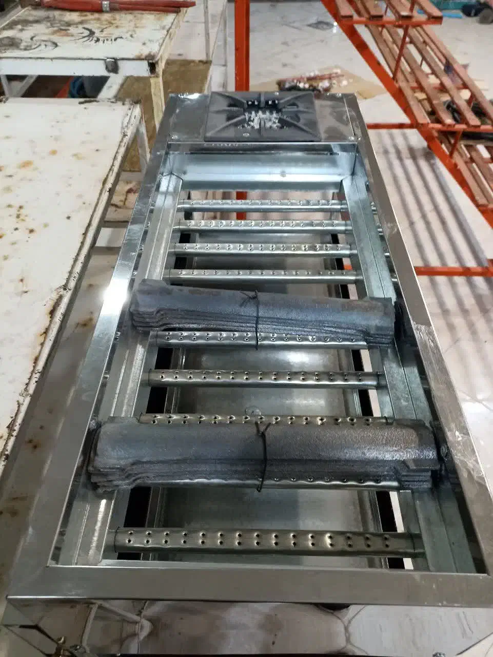 منقل گازی استیل چدنی ابراهیمی|اجاق گاز و لوازم برقی پخت‌وپز|قم, انسجام|دیوار