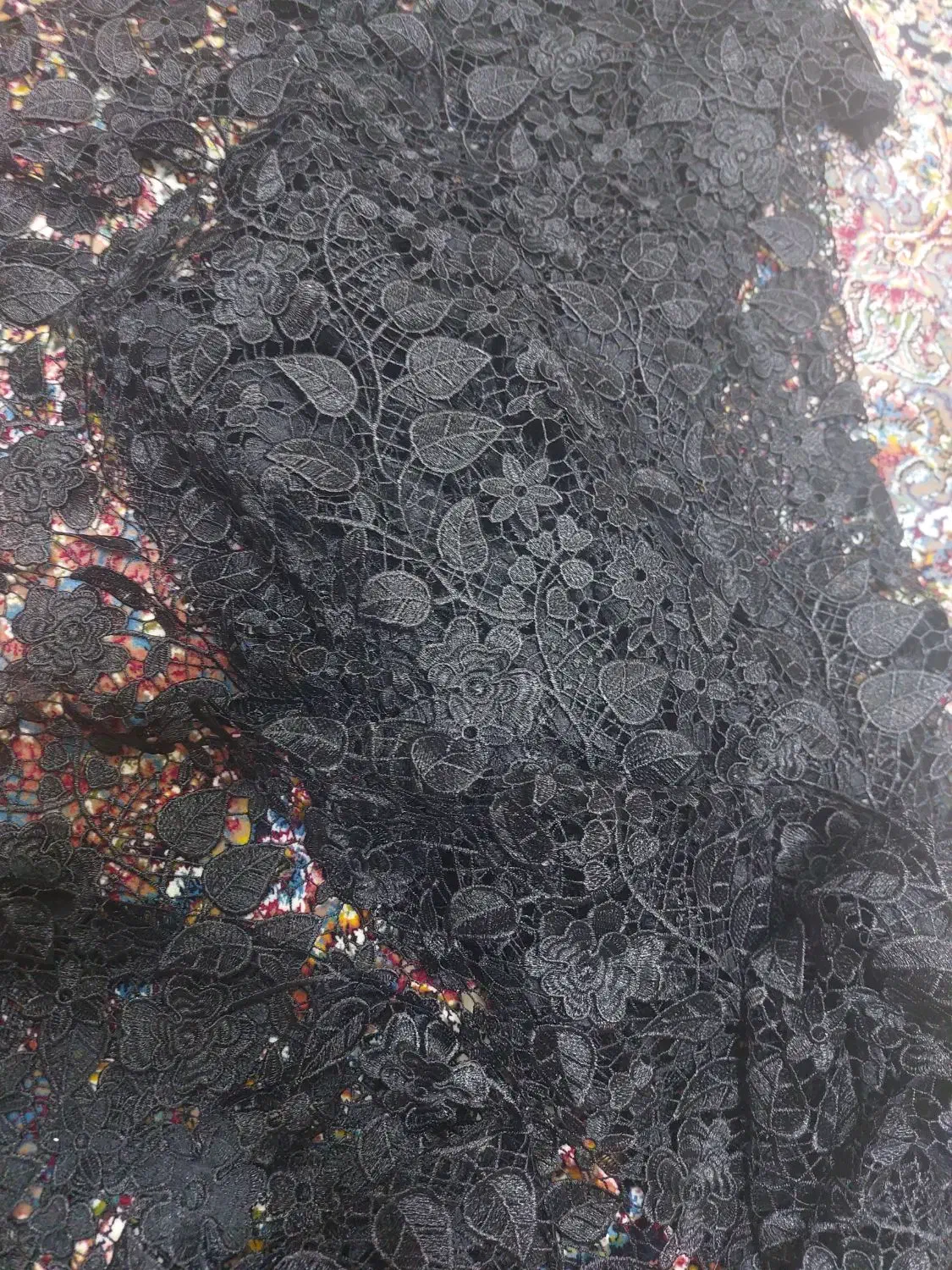 پارچه گیپورمشکی مجلسی|لباس|تهران, اتابک|دیوار