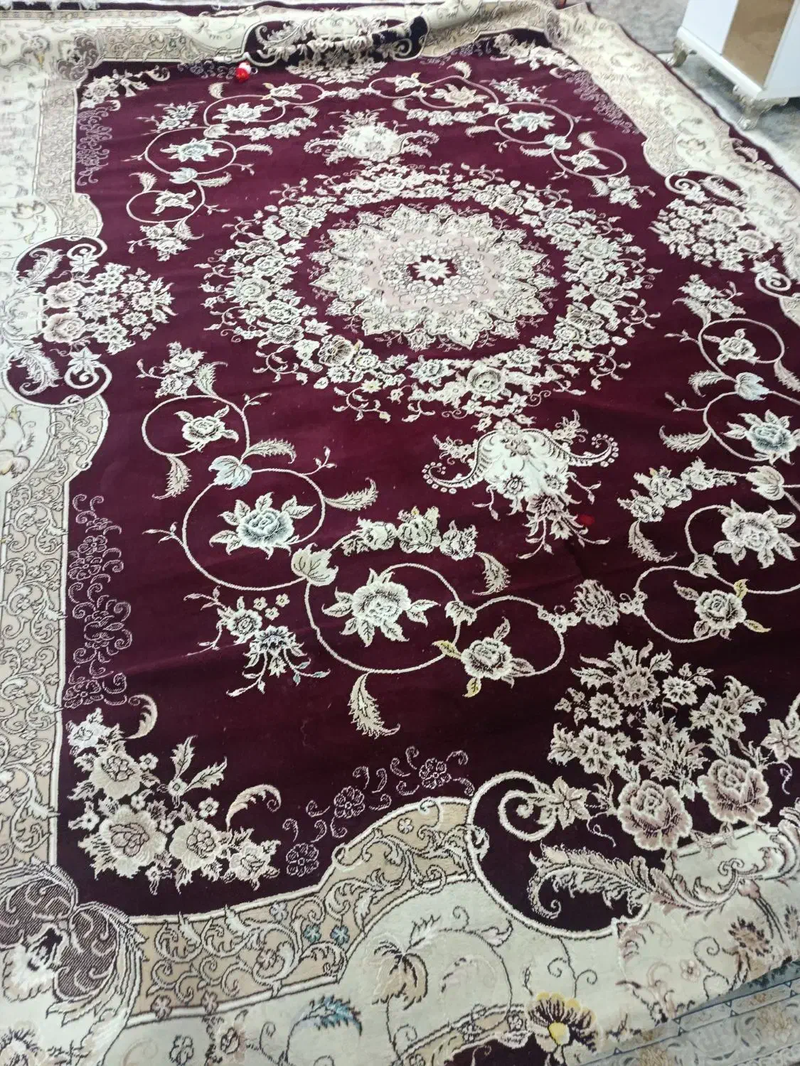 فرش تمام نخ 12 متری|فرش|ایذه, |دیوار