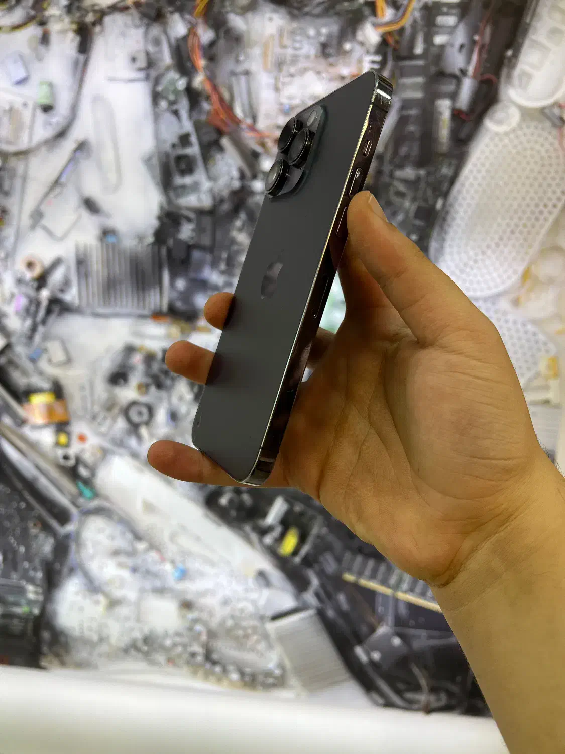 ایفون ۱۴پرومکس ۲۵۶ بنفش بدون تعمیر|موبایل|اصفهان, مفتح|دیوار