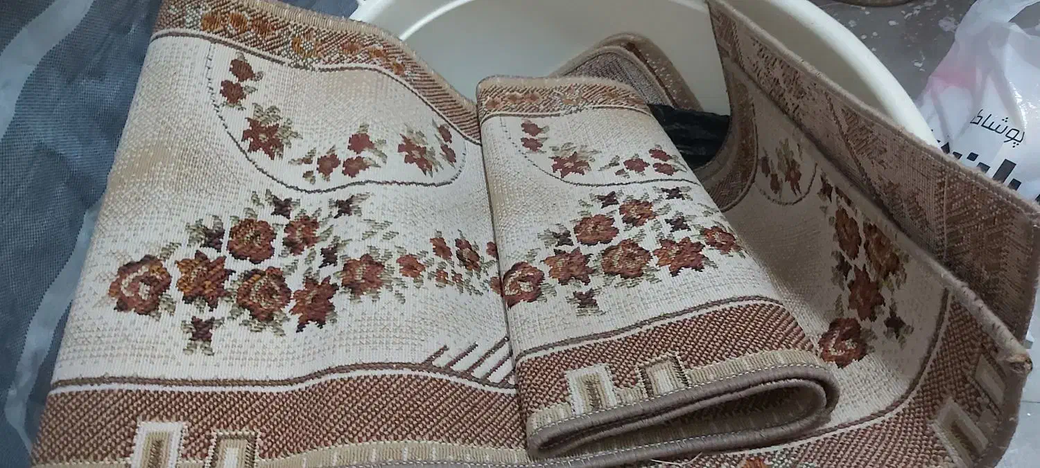 گلیم سالم دو عدد|گلیم، جاجیم، گبه|رشت, کوی بیانی|دیوار