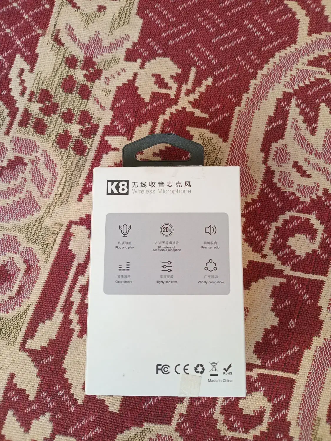 میکروفن یقه ای  برند k8|لوازم جانبی موبایل و تبلت|سبزوار, امیر کبیر|دیوار