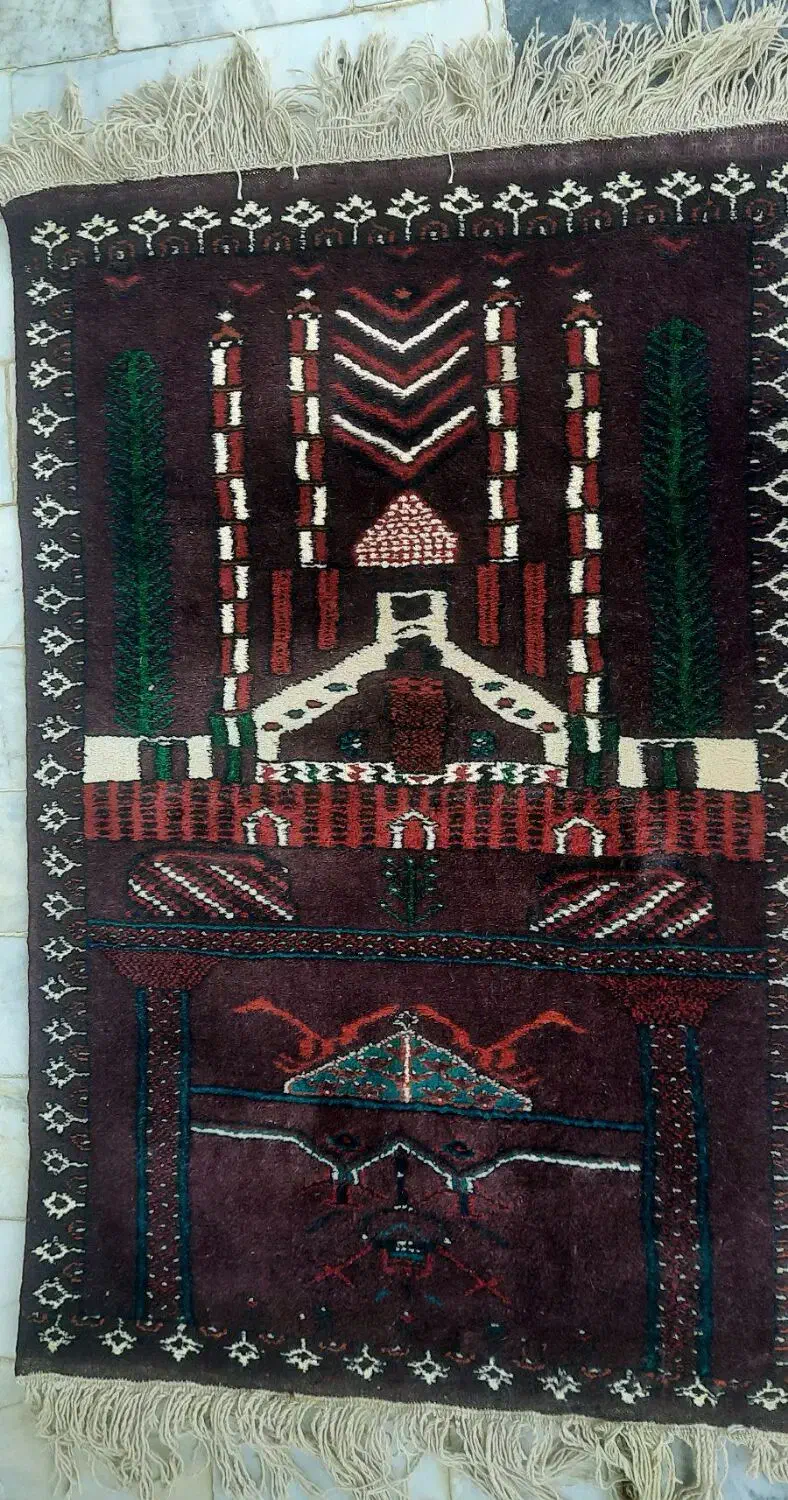 جا نمازی دستباف|صنایع دستی و سایر لوازم تزئینی|گنبد کاووس, |دیوار