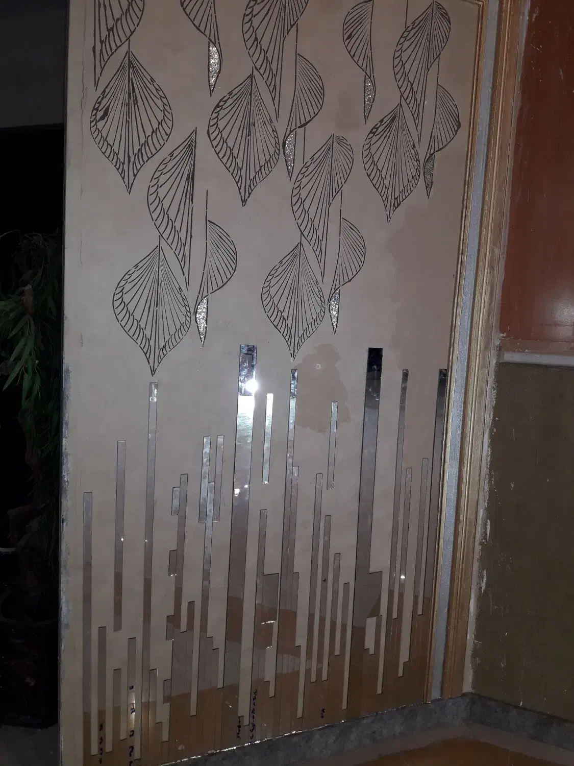 اینه دکوراتیو واینه بک لایت|آینه|قم, نخودی|دیوار