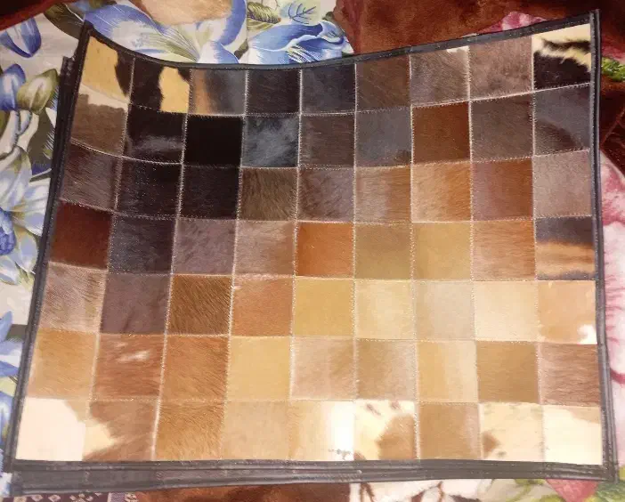 کلاژ فرش 40 تیکه پوست وچرم|فرش|تهران, نیروی هوایی (پیروزی)|دیوار