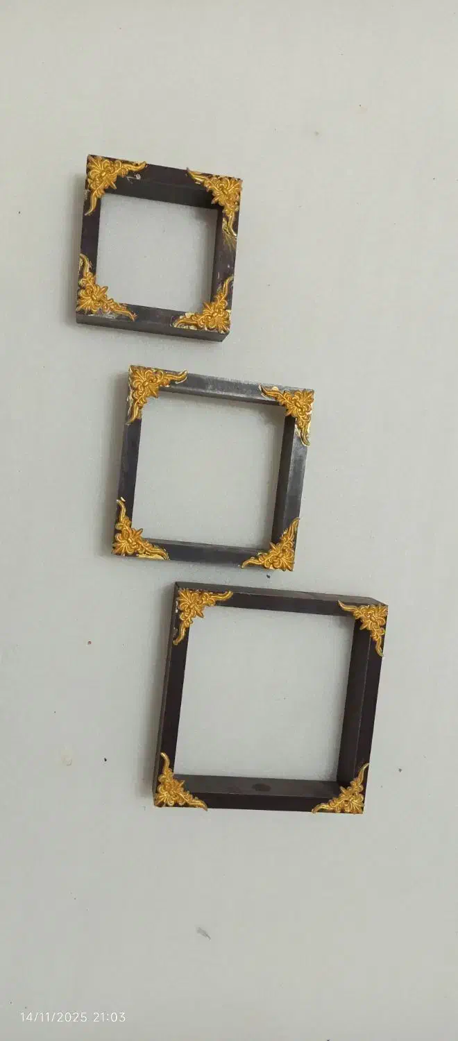 سه عدد باکس تزیینی نونو|صنایع دستی و سایر لوازم تزئینی|قروه, |دیوار