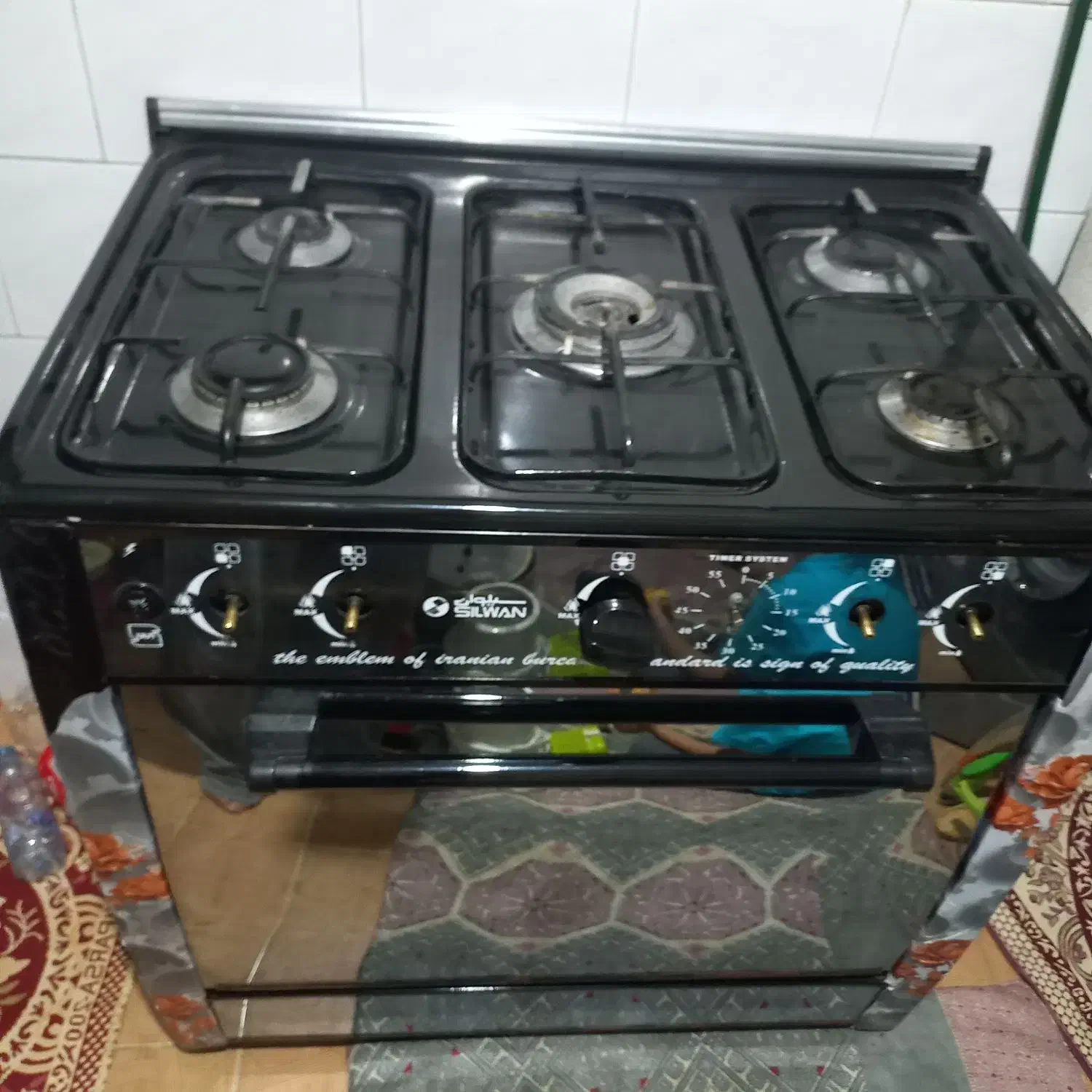 اجاق گاز۵شعله|اجاق گاز و لوازم برقی پخت‌وپز|تبریز, |دیوار