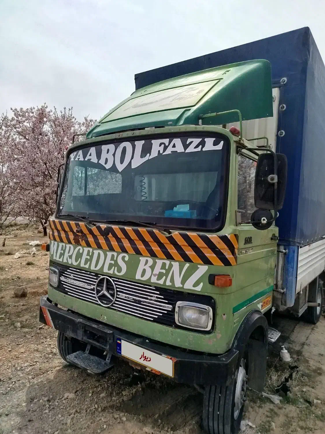 خاور مدل 62مسقف چادری|خودرو سنگین|مهریز, |دیوار