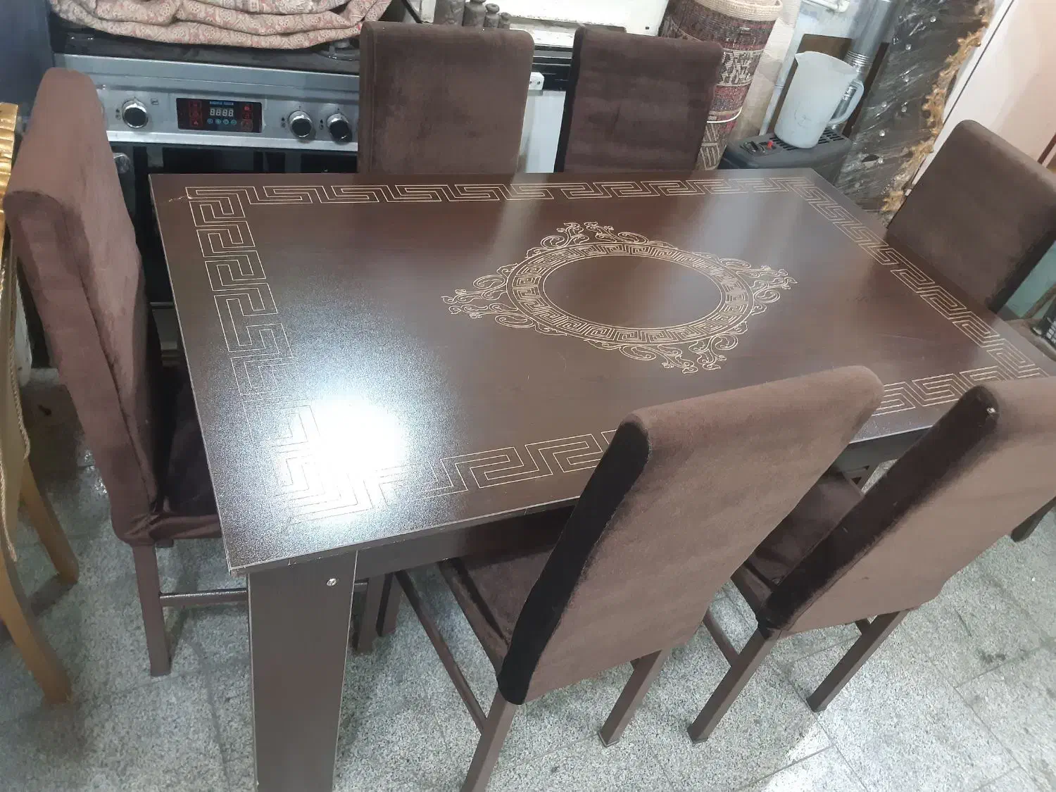 میز صندلی  شیش نفره   درحد نونو فروش|میز و صندلی غذاخوری|بستان آباد, |دیوار