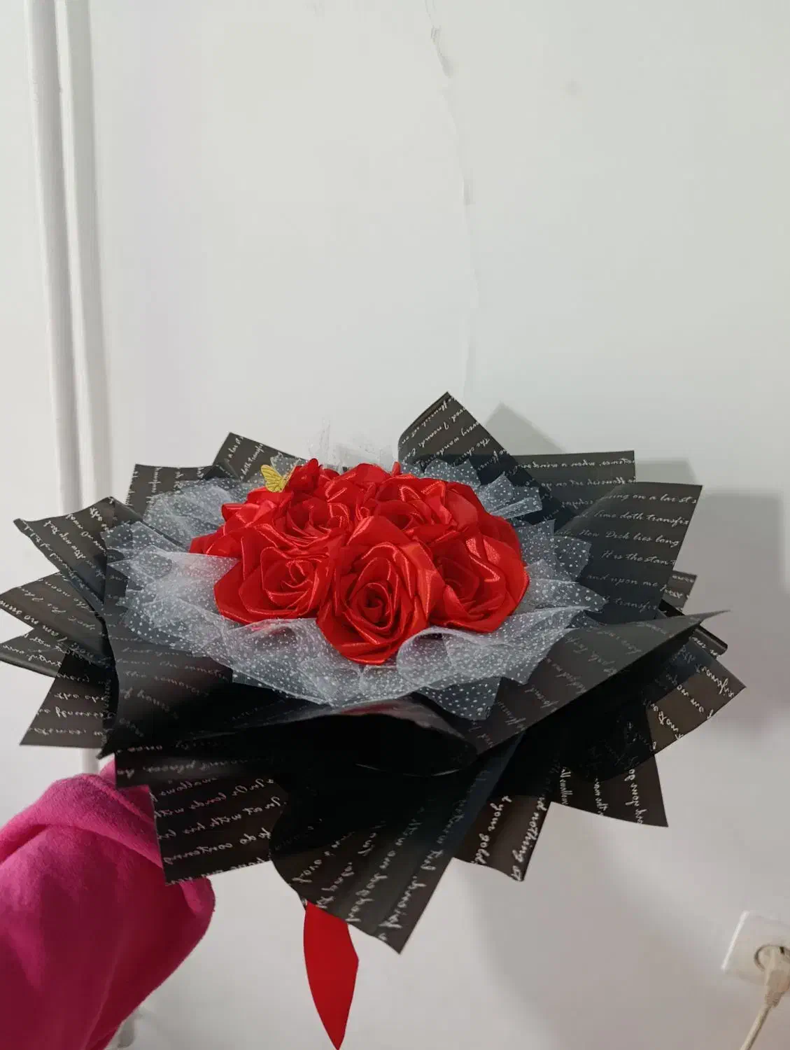 دسته گل روبانی حاضر و آماده تحویل|گل مصنوعی|کرمانشاه, |دیوار