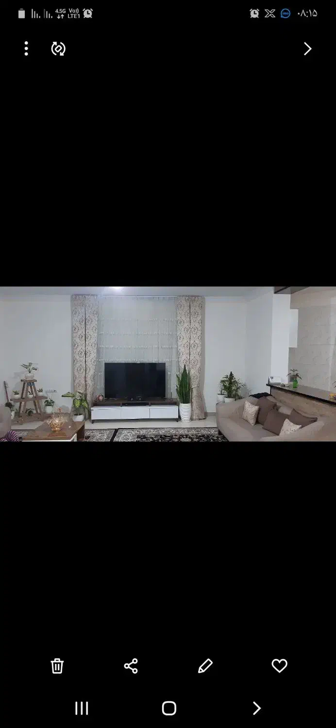 پرده ی پذیرایی عرض ۳مترونیم ارتفاع ۳نترونیم|پرده، رانر، رومیزی|تهران, بهداشت|دیوار