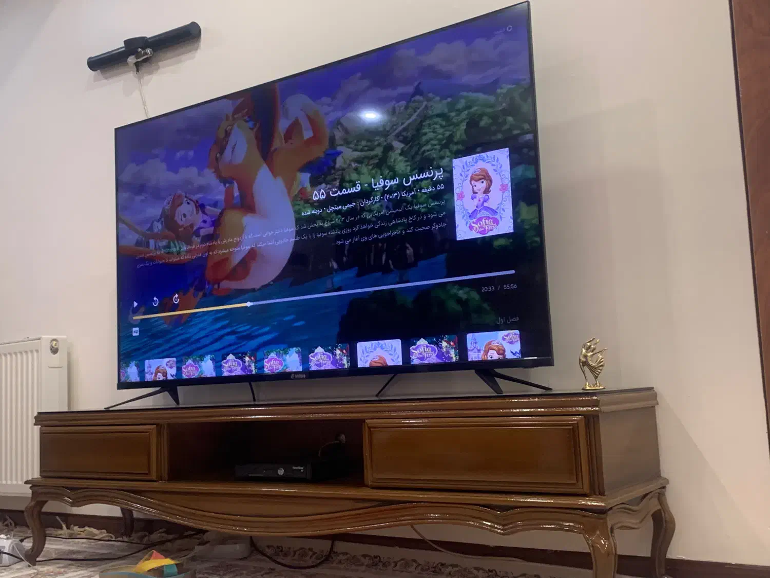 میز تلویزیون و کنسول چوب|میز تلویزیون|پرند, فاز ۳|دیوار