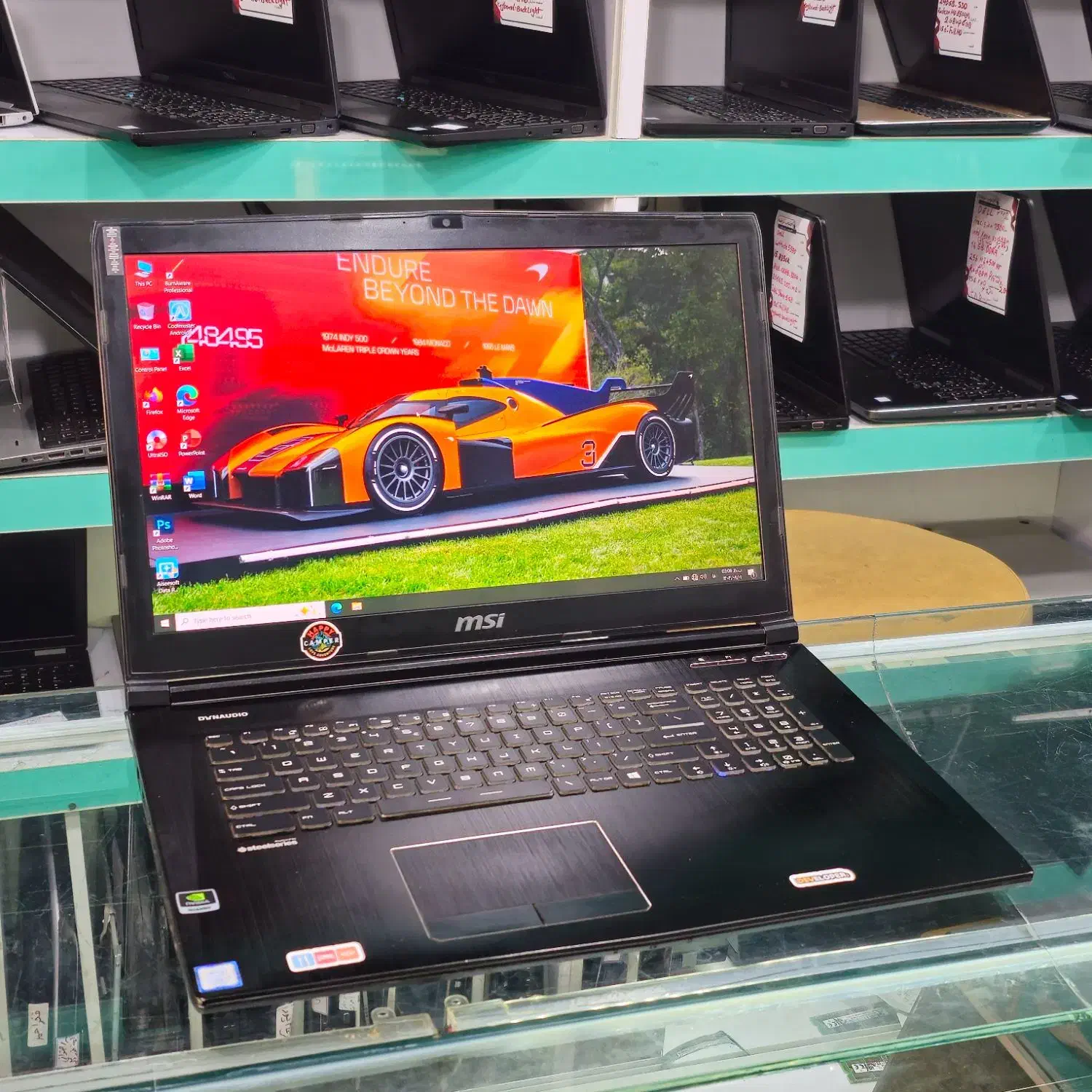 لپتاپ گیمینگ MSI سایز ۱۷ سری HQ گرافیک 4 و i7|رایانه همراه|یاسوج, |دیوار