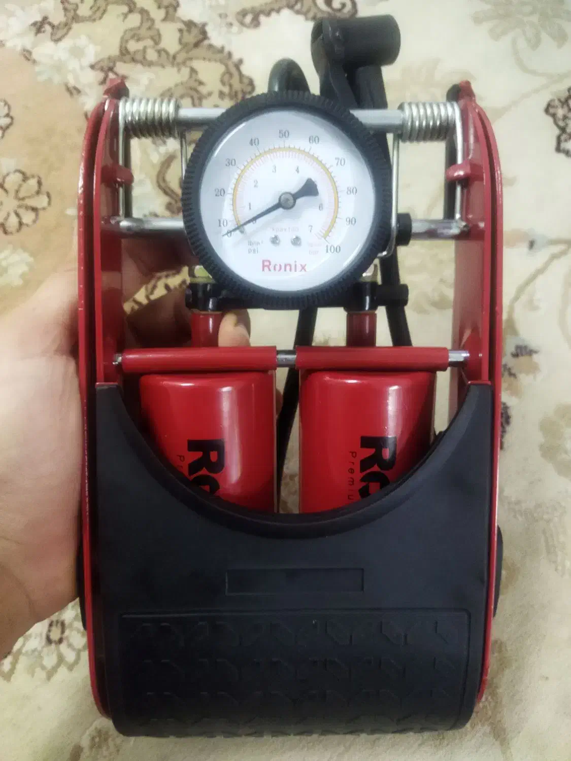 پمپ باد دوسیلندر رونیکس|ابزارآلات|رشت, پاره بیجار|دیوار