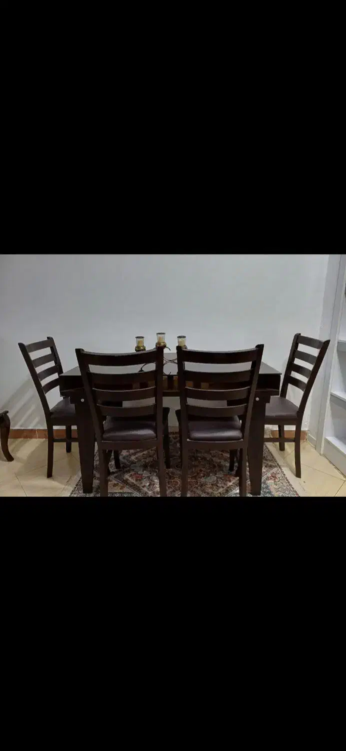 میز ناهار خوری|میز و صندلی غذاخوری|رشت, دخانیات|دیوار