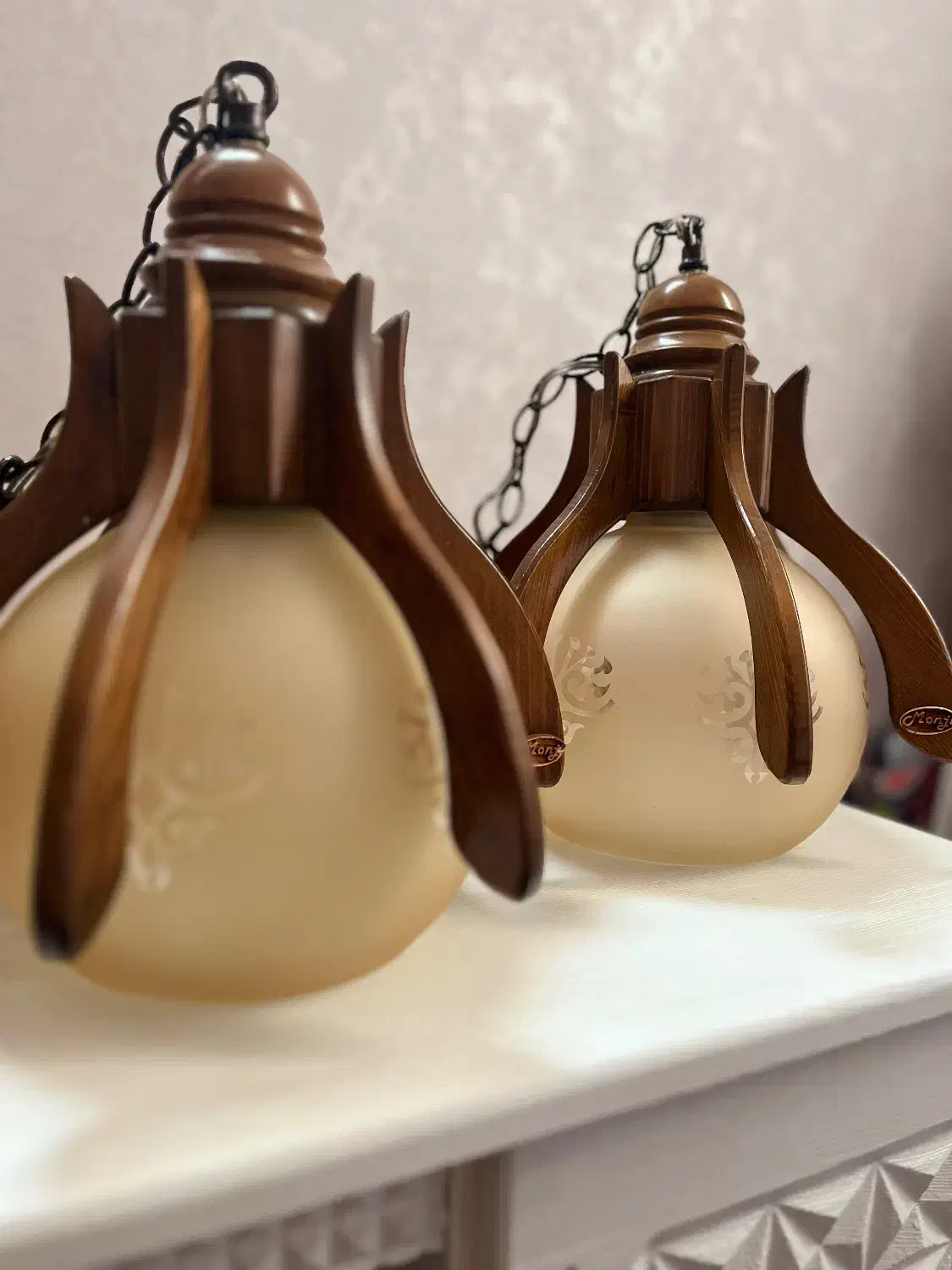 لوسترچوبی|لوستر و چراغ آویز|گرمسار, |دیوار