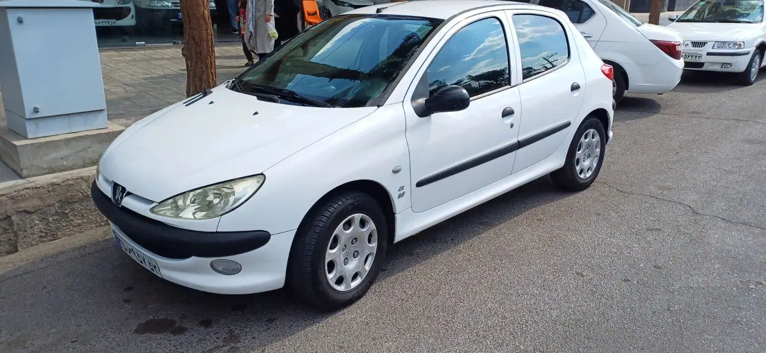 ۲۰۶ تیپ۲سفید|خودرو سواری و وانت|بیرجند, |دیوار