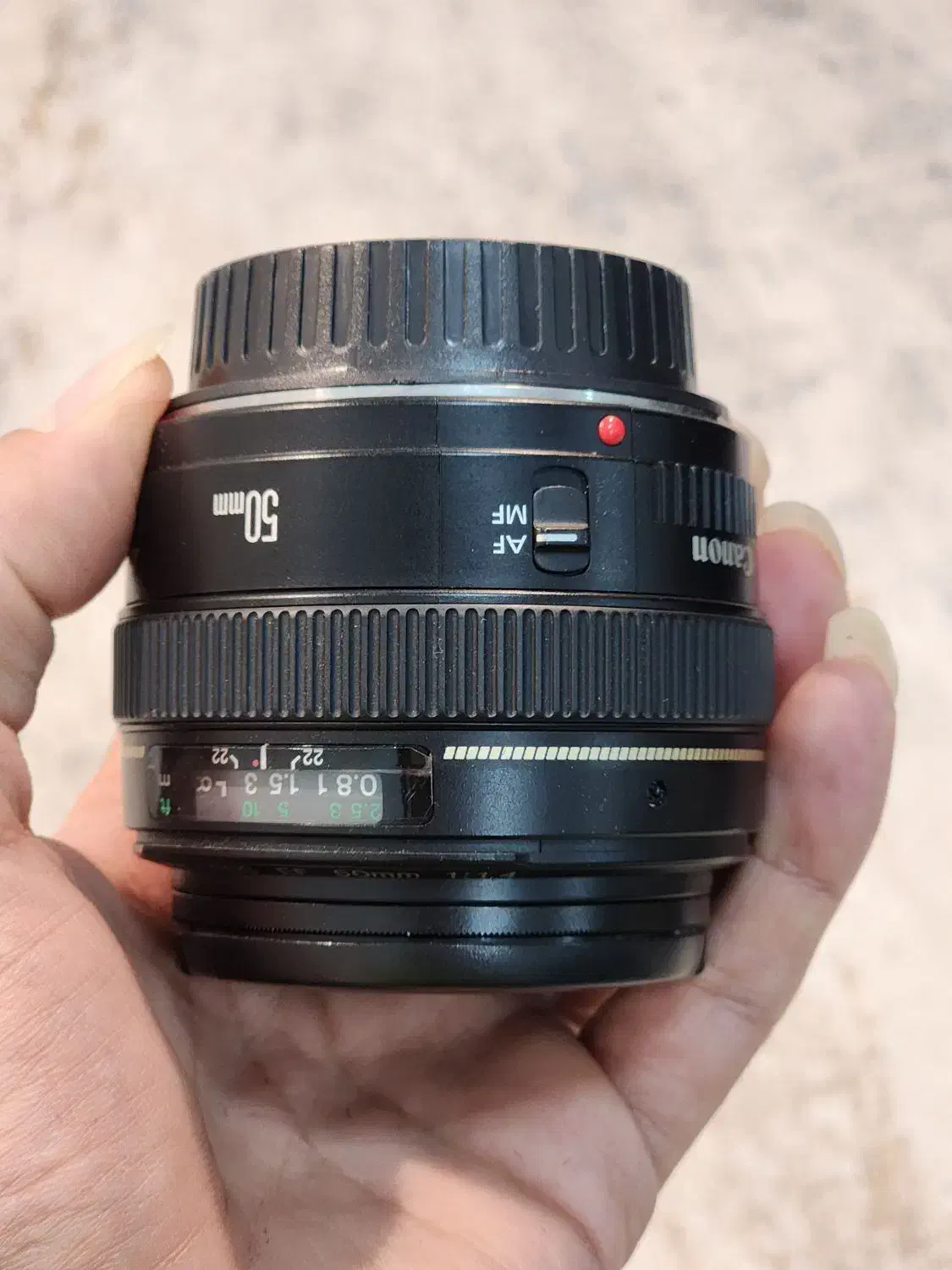 لنز کانن canon 50mm f1.4|دوربین عکاسی و فیلم‌برداری|لنجان, |دیوار
