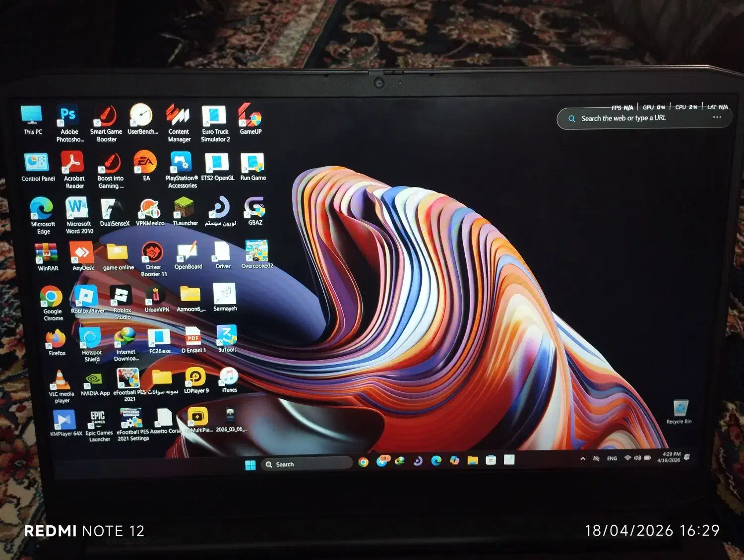 IdeaPad Gaming|رایانه همراه|شهر ری, ولی آباد|دیوار