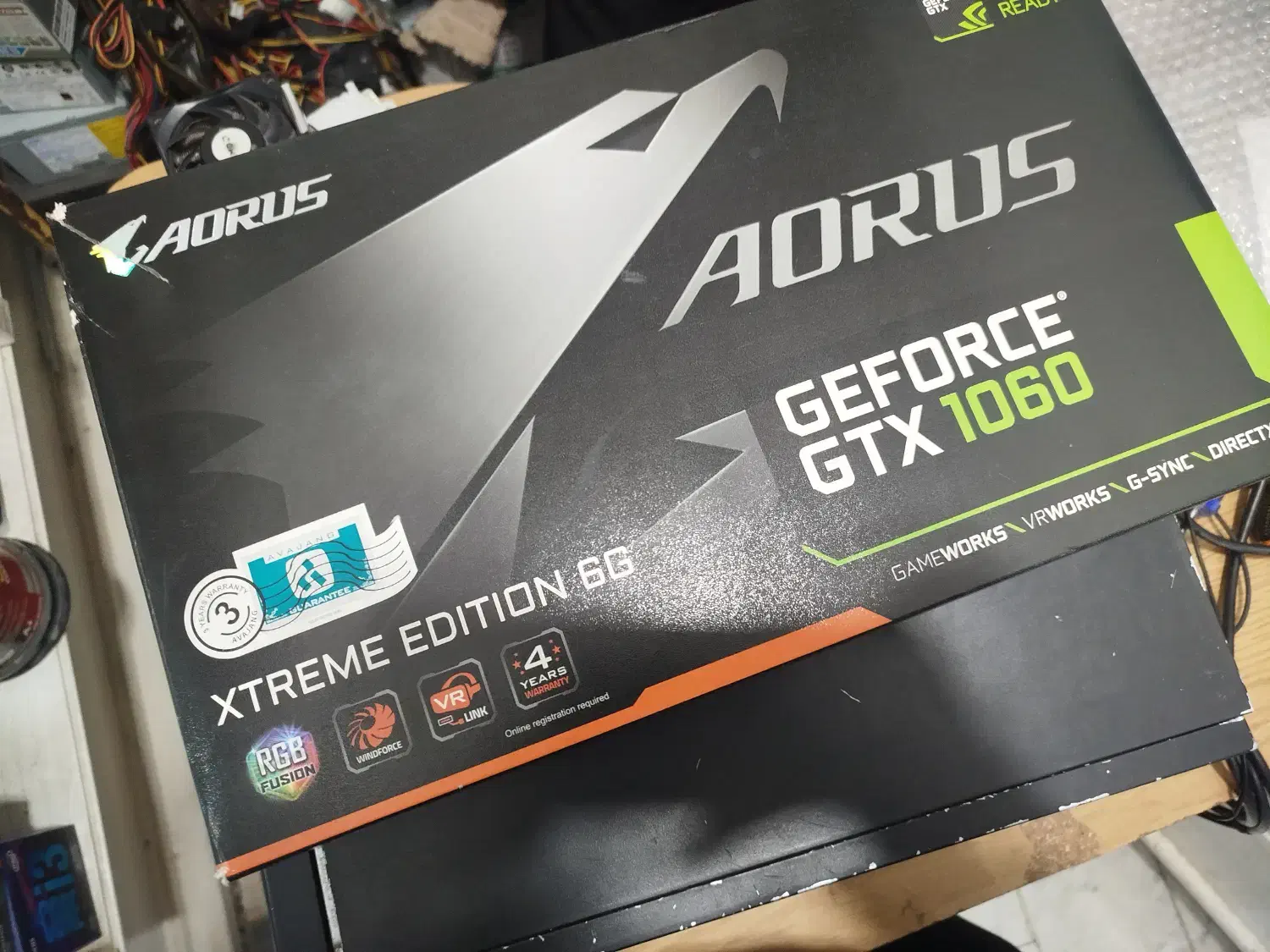 Gtx 1060 6gb gaming aorus درحد نو|قطعات و لوازم جانبی رایانه|سنندج, |دیوار