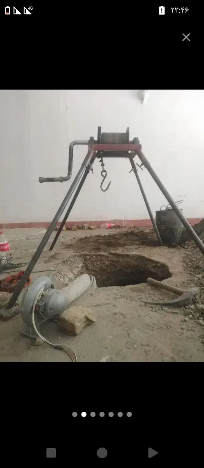 حفره چاه مقنی چاه کن|خدمات پیشه و مهارت|نیشابور, پنجراه|دیوار