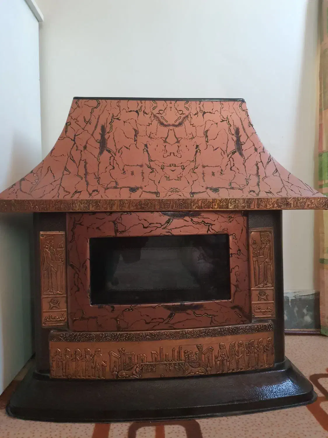 بخاری|بخاری، هیتر، شومینه|قم, نیروگاه|دیوار