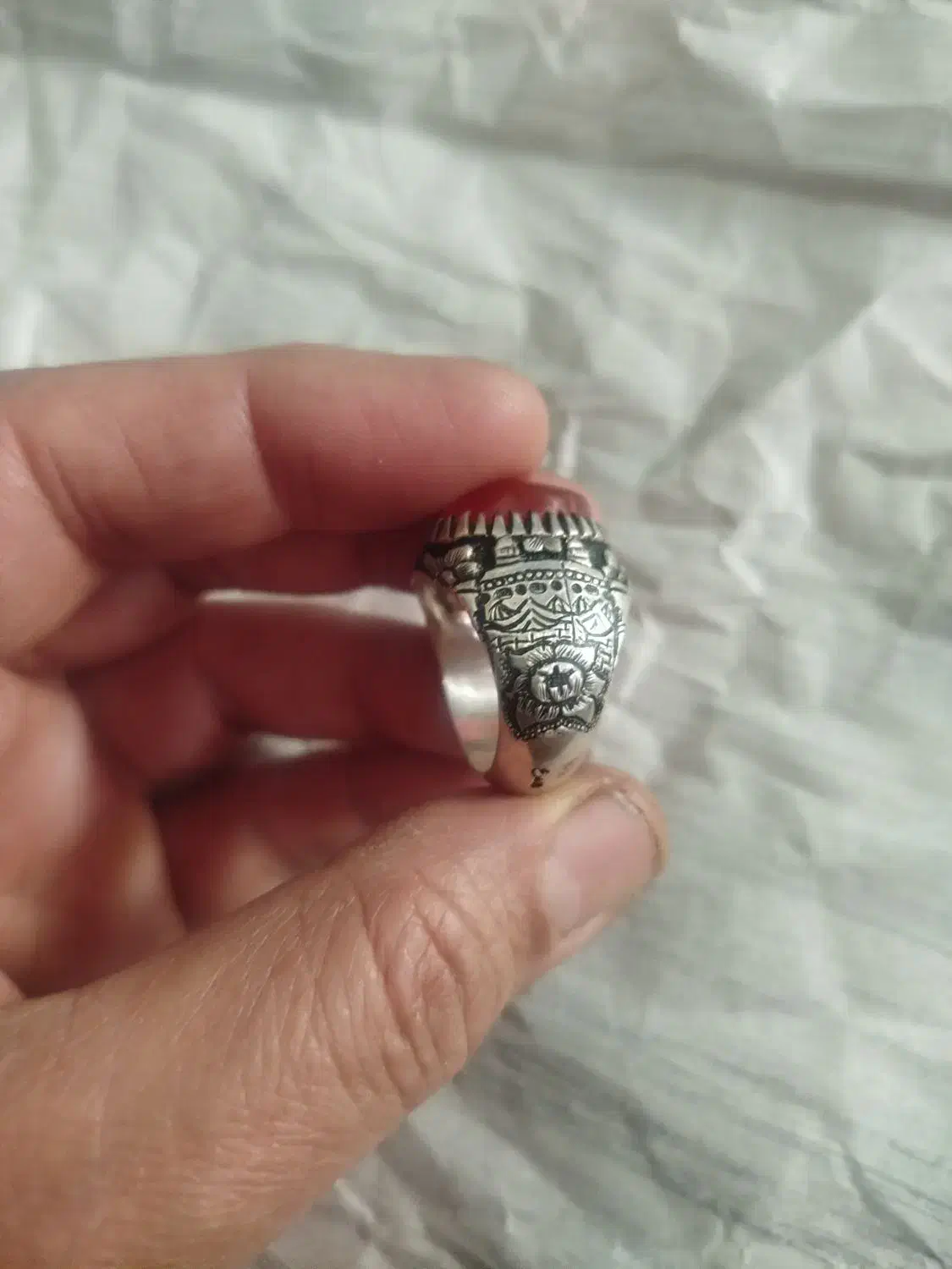 انگشتر تمام دست یمنی خوشرنگ|جواهرات|رفسنجان, |دیوار