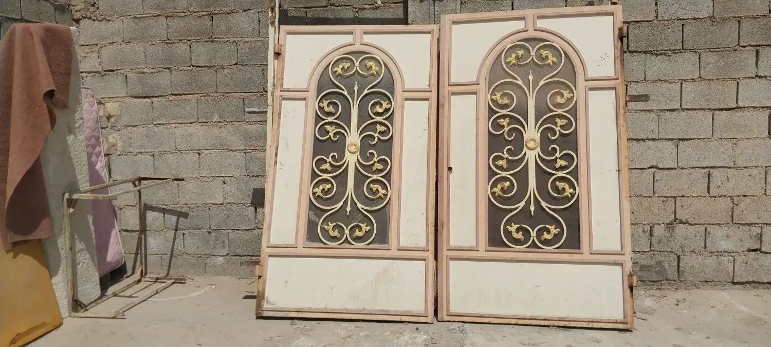 فروش درب حیاط بیرون باز|مصالح و تجهیزات ساختمان|گتوند, |دیوار