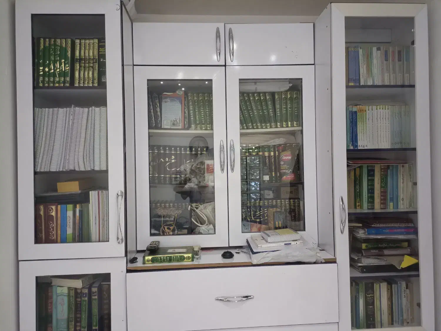 کمد دیواری و کتابخانه|کتابخانه، شلف، قفسههای دیواری|قم, زنبیل آباد|دیوار