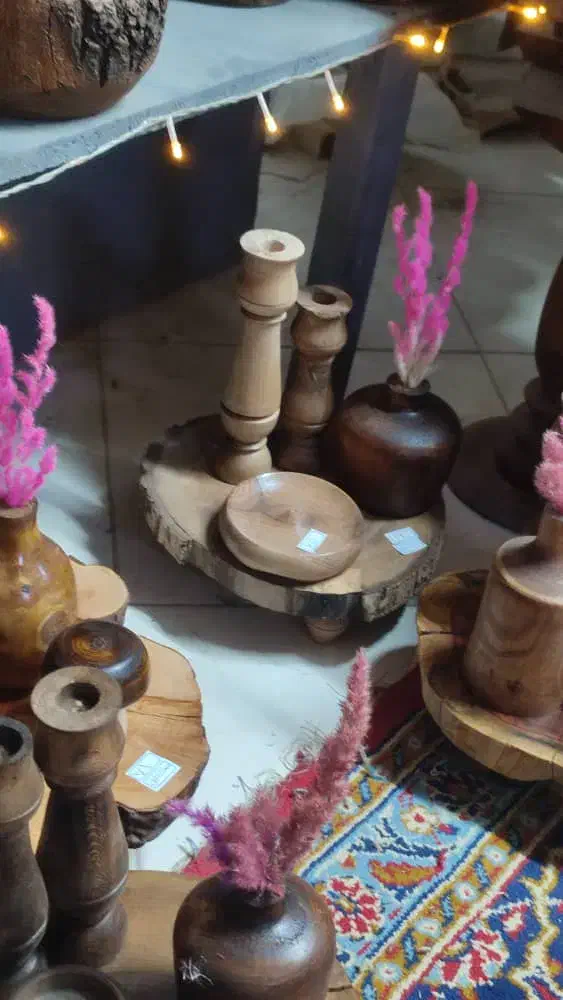 ست چوبی رومیزی|صنایع دستی و سایر لوازم تزئینی|اصفهان, رزمندگان|دیوار