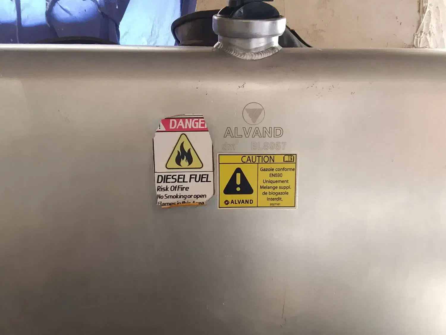 فروش باک 400لیتری آلومینیوم در حد نو|قطعات یدکی و لوازم جانبی|لار, |دیوار