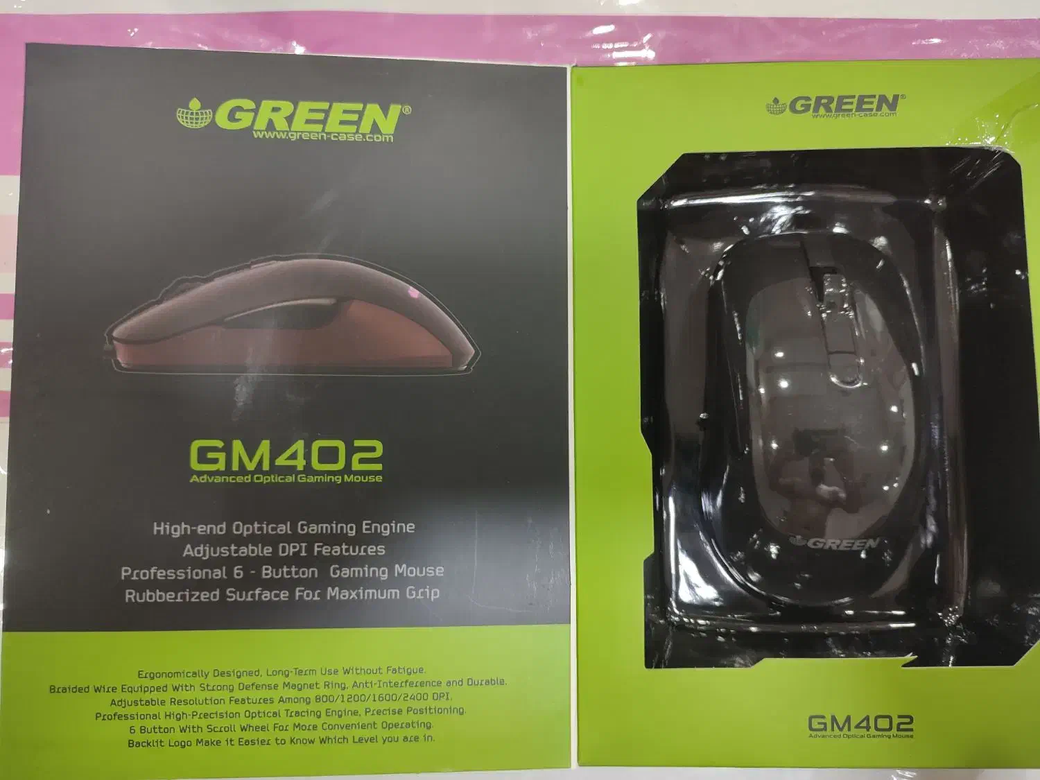 موس گرین مخصوص بازی GM402|قطعات و لوازم جانبی رایانه|اهواز, یوسفی|دیوار