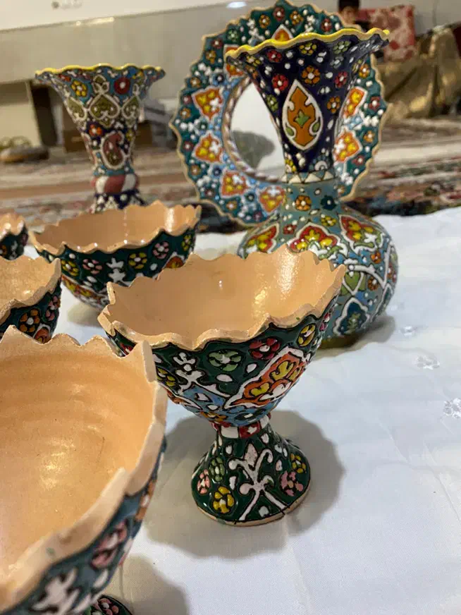 هفت سین میناکاری|صنایع دستی و سایر لوازم تزئینی|قم, شاه ابراهیم|دیوار