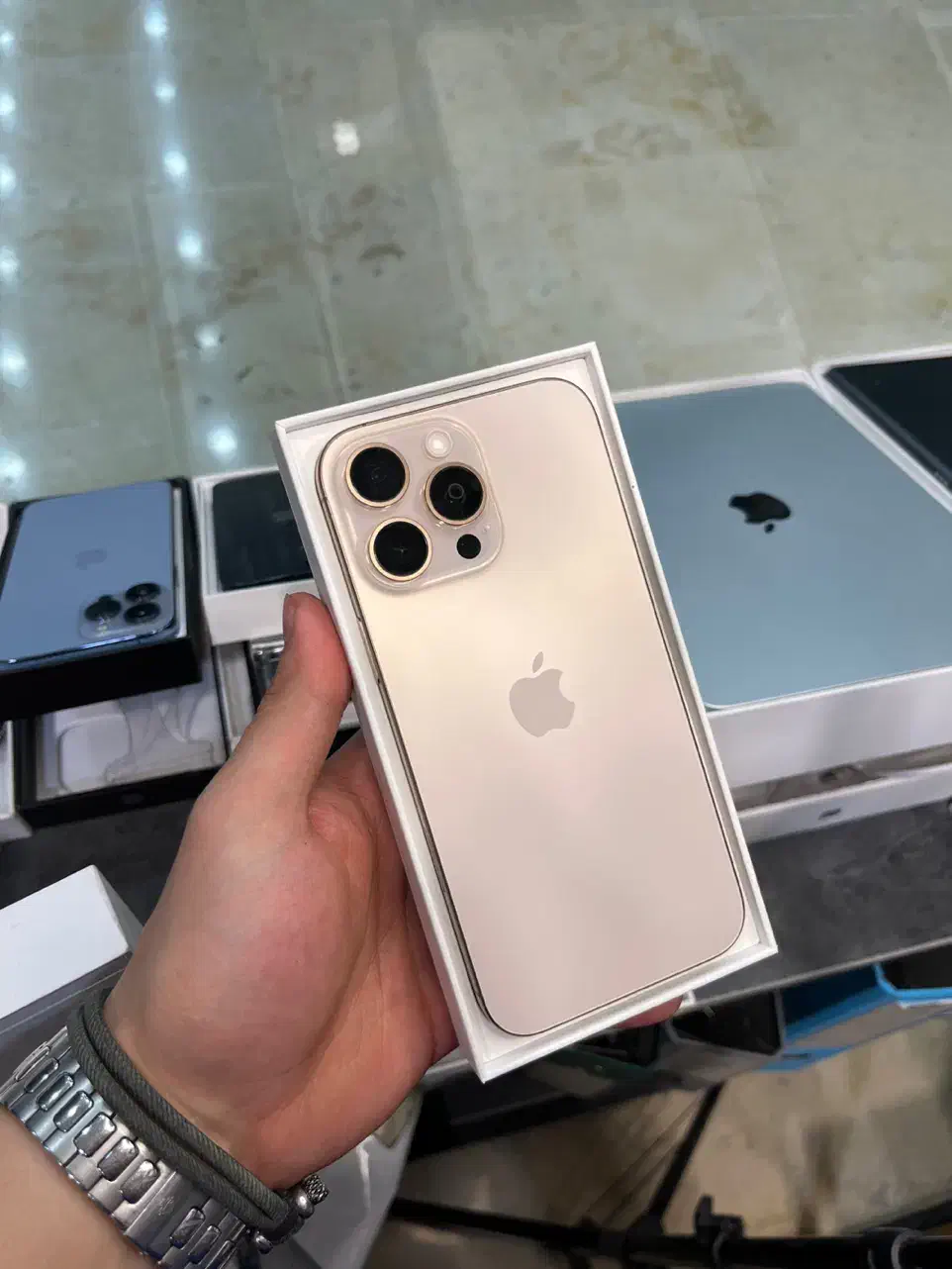 Iphone 16 promax بدون ریجستر باطری ۱۰۰|موبایل|کرج, اتحاد|دیوار