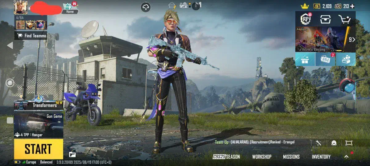 اکانت پابجی،امفور یخی مکس|کنسول، بازی ویدئویی و آنلاین|تهران, پاسداران|دیوار