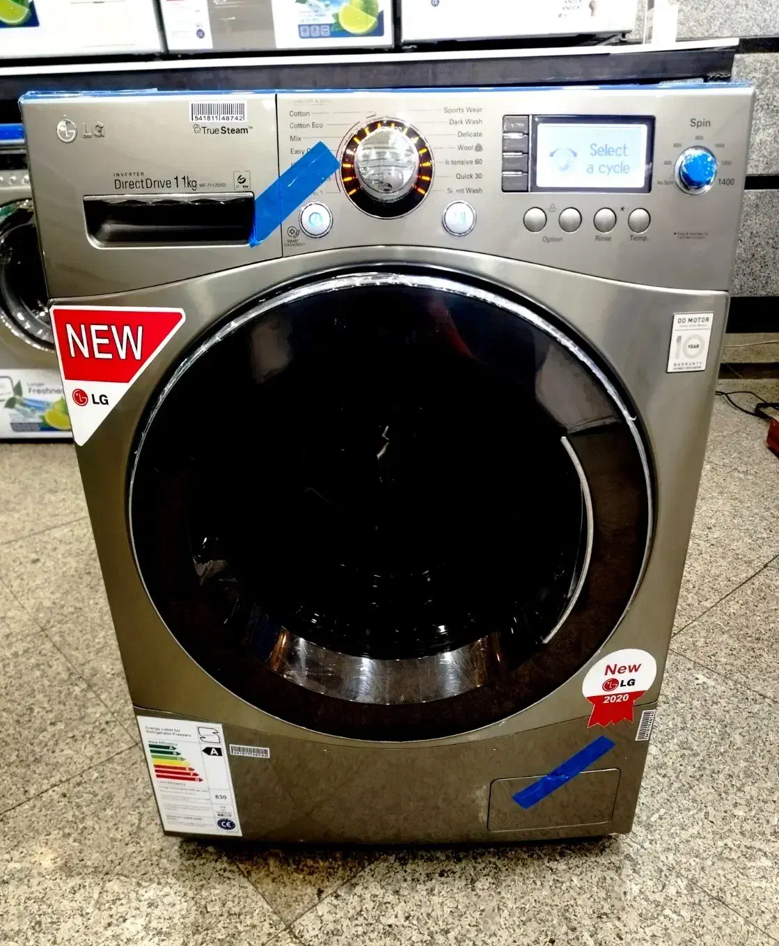 لباسشویی ال جی11 کیلویی استوک کره‌ای|ماشین لباسشویی و خشک‌کن لباس|تهران, افسریه جنوبی|دیوار